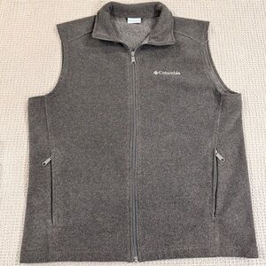 Columbia Charcoal Full-Zip Vest